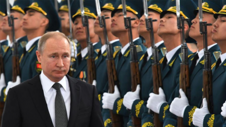 Putini 20 min nəfər qoruyur - bir ordu... (VİDEO)