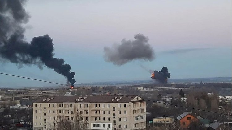 Rusiya Ukraynanın bu iki şəhərini bombaladı